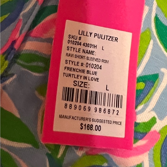 🆕 LILLY PULITZER RAVI SHORT~SLEEVED ROMPER - Picture 6 of 7